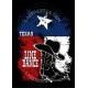 Modèle exclusif Danse Country Last Rebels "Santiags et chapeau de cowboy sur drapeau du Texas"