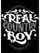 T-shirt danse country homme LAST REBELS - "Real Country Boy" - Motif exclusif