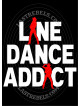 T-shirt LINE DANCE ADDICT – Passion country – LAST REBELS - Motif exclusif