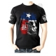 T-shirt Danse Country homme Last Rebels "Santiags et chapeau de cowboy sur drapeau du Texas"