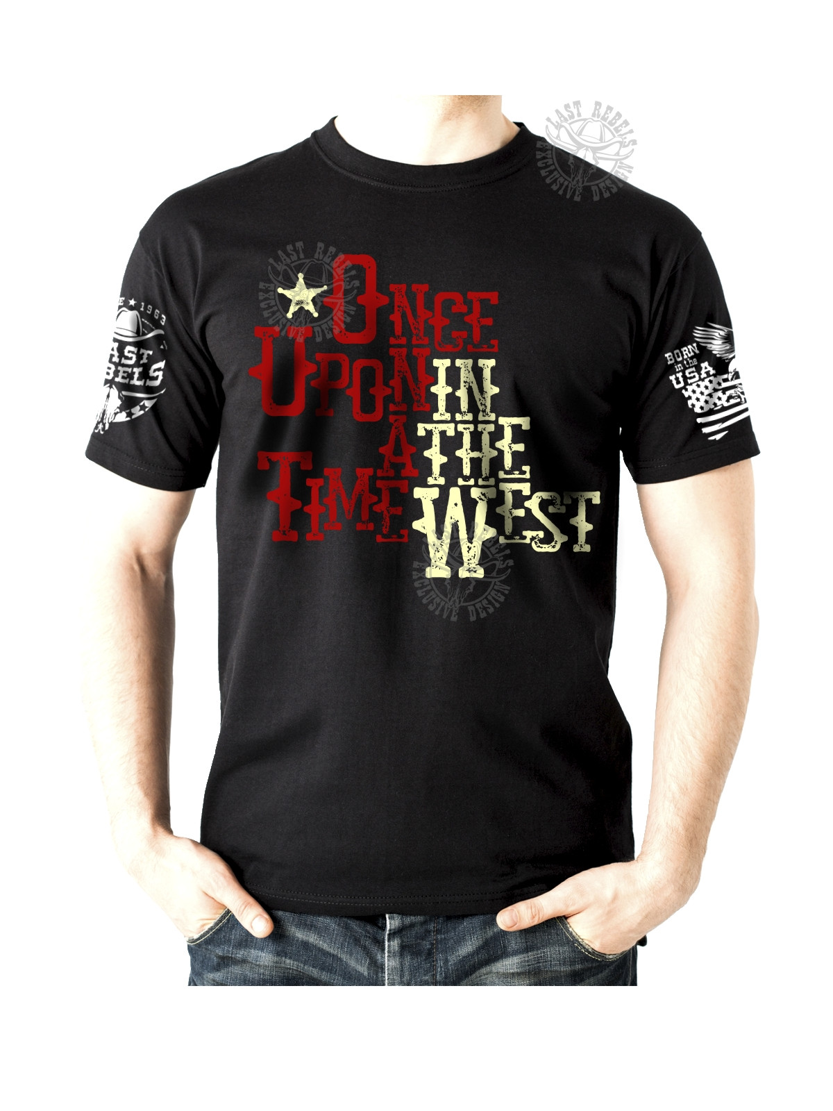 T-shirt ONCE UPON A TIME – Western légendaire – LAST REBELS - Vue de face