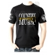 T-shirt Danse Country homme Last Rebels "Musique Country orné par une guitare folk"