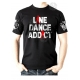 T-shirt LINE DANCE ADDICT – Passion country – LAST REBELS - Vue de face