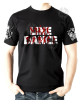 T-shirt LINE DANCE – Danseurs rouges – LAST REBELS - Vue de face