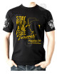T-shirt danse country homme LAST REBELS - "Indomptable et Libre" - Vue de face