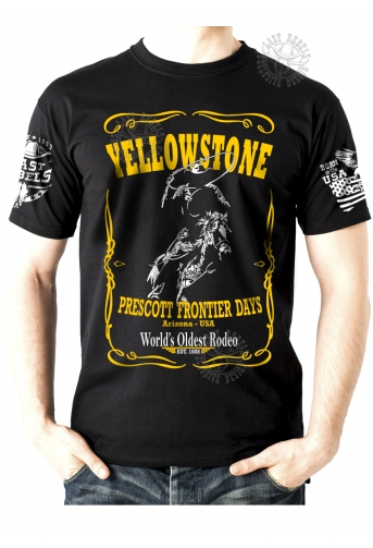 T-shirt Danse Country homme Last Rebels "Yellowstone" rodéo "frontier days"