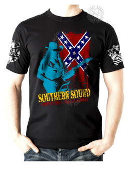 T-shirt danse country homme LAST REBELS - "Southern Sounds" - Vue de face
