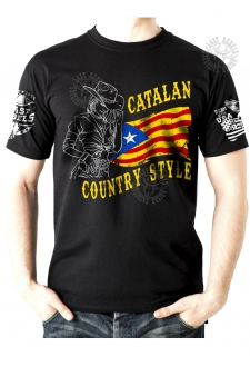 T-shirt Danse Country homme Last Rebels "Catalan Country Style" avec cowgirl