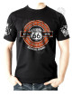 T-shirt danse country homme LAST REBELS - "Route 66 American Highway" - Vue de face