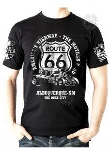 T-shirt Danse Country homme Last Rebels "Route 66" America's highway, the first route