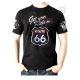 T-shirt Danse Country homme Last Rebels "Route 66" Get your kicks on