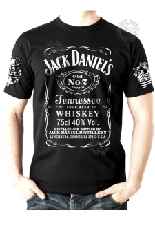 T-shirt Danse Country homme Last Rebels "Jack Daniel's" Tennessee, American Whiskey