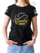 T-shirt femme Danse-Country "Country Music & Chapeau" - LAST REBELS - Vue de face