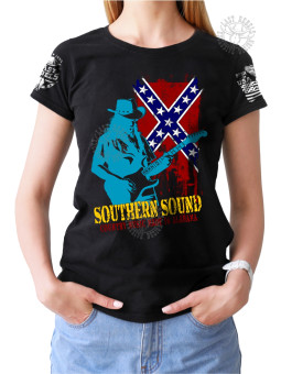 T-shirt femme Danse-Country "Southern Sounds" - LAST REBELS - Vue de face