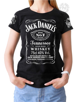 T-shirt femme Danse-Country "Jack Daniel's Tennessee" - LAST REBELS - Vue de face