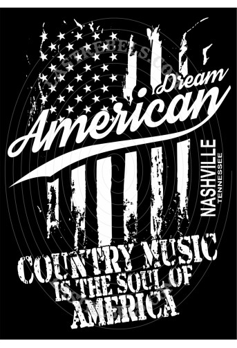 Gilet danse country homme LAST REBELS - Rêvons d'Amérique, l'âme de la Country - Motif exclusif
