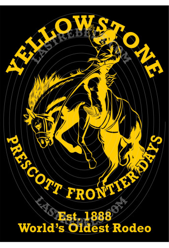 Gilet danse country homme LAST REBELS - Yellowstone & Prescott Frontier Days - Motif exclusif
