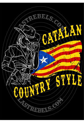Gilet danse country homme LAST REBELS - Cowgirl Catalan Country Style - Motif exclusif