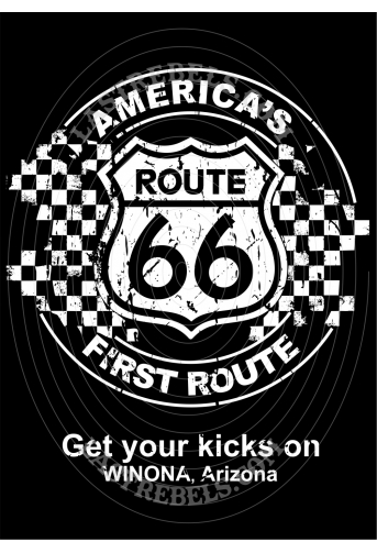 Modèle exclusif Danse Country Last Rebels "Route 66" America's first route