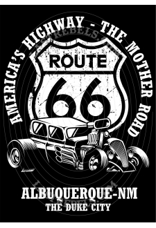 Modèle exclusif Danse Country Last Rebels "Route 66" America's highway, the first route