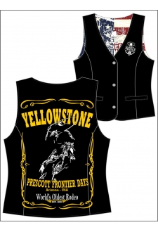 Gilet Danse Country femme Last Rebels "Yellowstone" rodéo "frontier days"