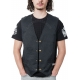 Gilet danse country homme LAST REBELS - Aigle Américain sur Drapeau du Texas - Vue de face