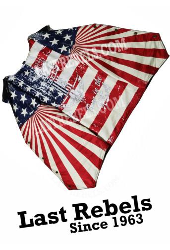 Gilet danse country homme LAST REBELS - I ❤ Country Music - Doublure US 2