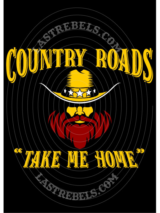 Chemise danse country femme "Country Roads" LAST REBELS - Motif exclusif