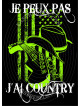 Chemise danse country femme "Je peux pas, j’ai Country" LAST REBELS - Motif exclusif