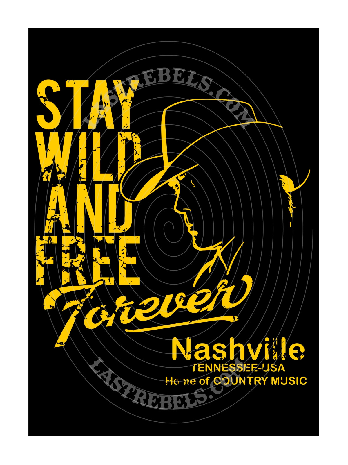 Chemise country femme "Cowboy Sauvage & Libre" LAST REBELS - Motif exclusif