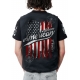 Gilet Danse Country homme Last Rebels "Rêvons américain" sur drapeau américain