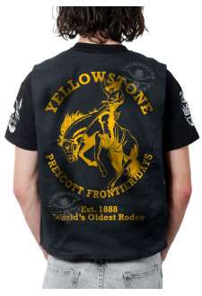 Gilet danse country homme LAST REBELS - Yellowstone & Prescott Frontier Days - Impression dos