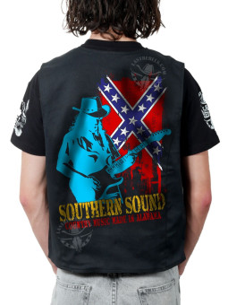 Gilet danse country homme LAST REBELS - Southern Sounds - Impression dos