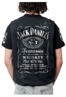 Gilet danse country homme LAST REBELS - Tennessee Whiskey & Country Music - Impression dos
