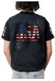 Gilet danse country homme LAST REBELS - USA, Terre de Liberté - Impression dos