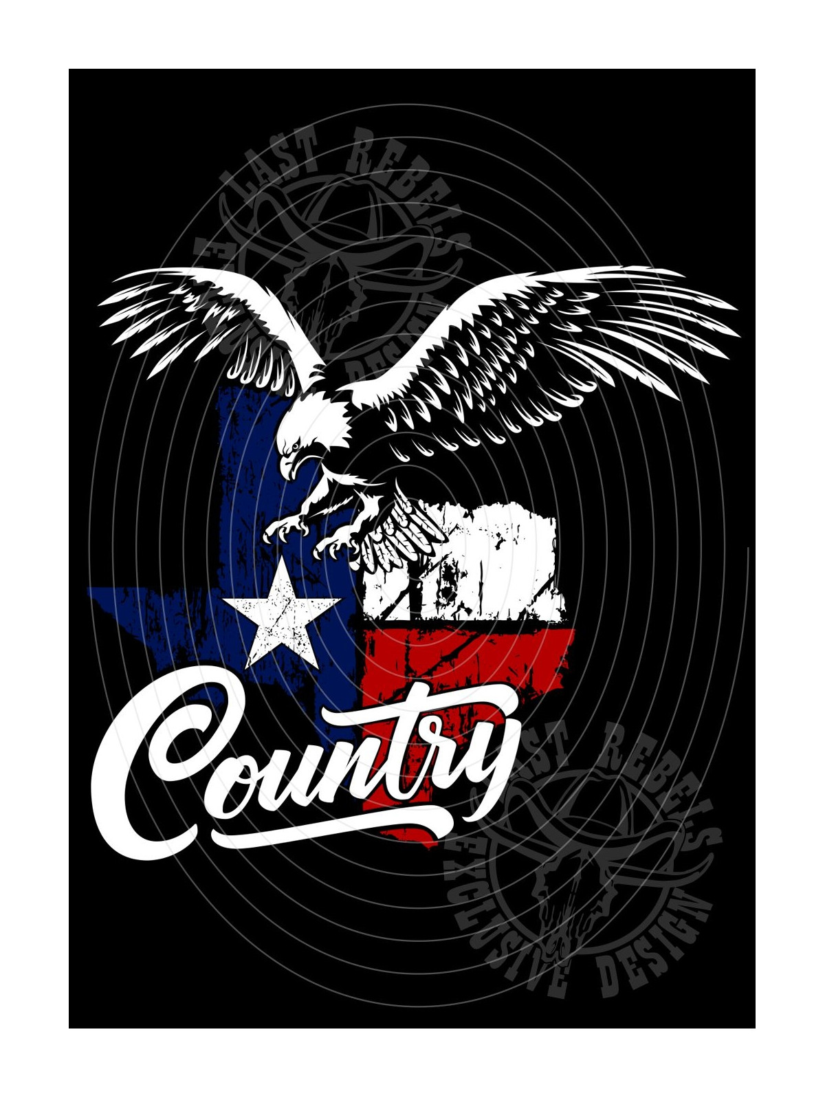 Gilet femme Country aigle & Texas – LAST REBELS style western - Motif exclusif Gilet femme Country aigle & Texas – LAST REBELS style western - Motif exclusif