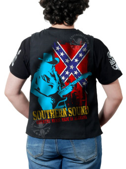 Gilet femme Country "Southern Sounds" – LAST REBELS concert sudiste - Impression dos