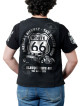 Gilet femme Country "Route 66 America's Highway" – LAST REBELS - Impression dos