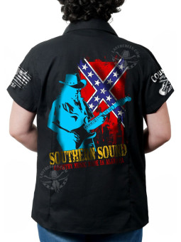 Chemise danse country femme "Southern Sounds" LAST REBELS - Impression dos