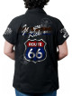 Chemise country femme "Route 66 Get Your Kicks" LAST REBELS - Impression dos