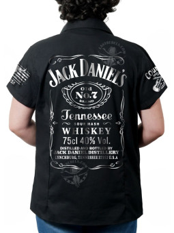 Chemise danse country femme "Jack Daniel’s Tennessee" LAST REBELS - Impression dos