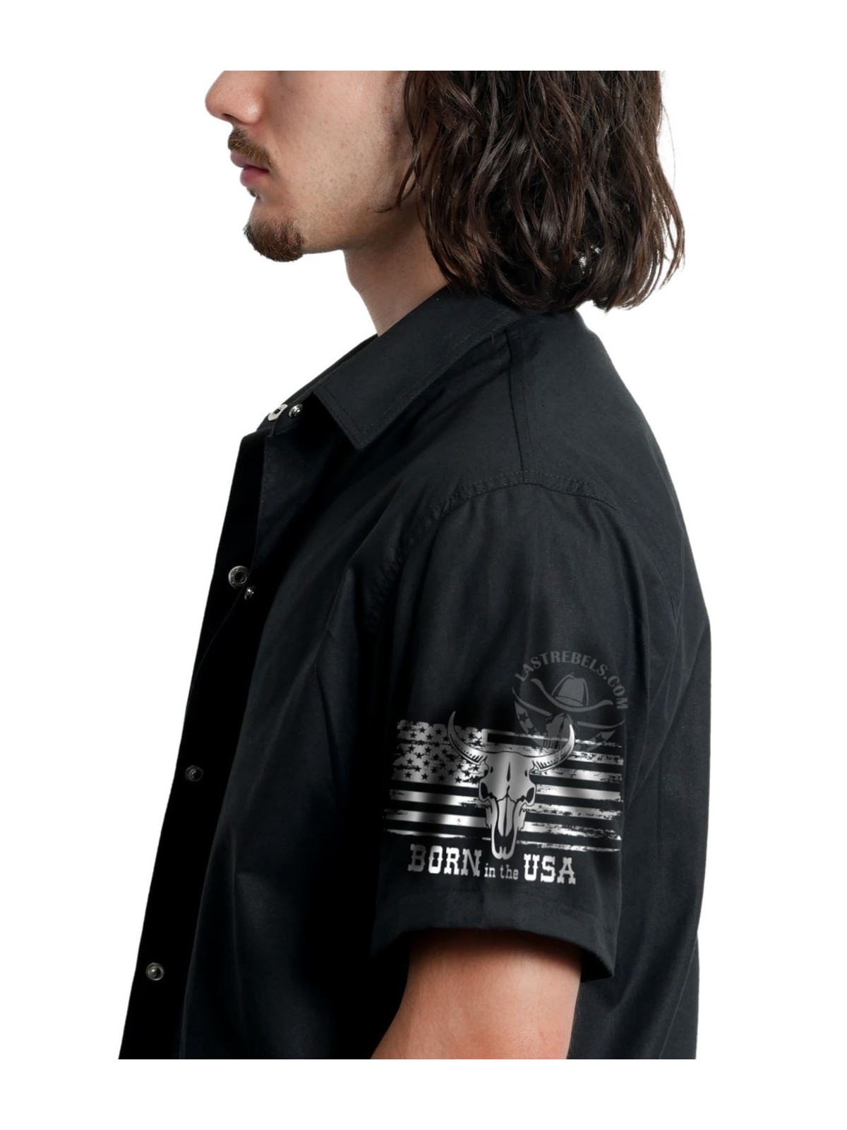 Chemise Danse Country Homme "Southern Sounds" - LAST REBELS - Manche gauche