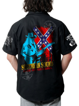 Chemise Danse Country Homme "Southern Sounds" - LAST REBELS - Impression dos