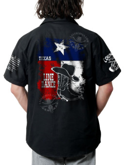 Chemise Danse Country Homme "Line Dance" - LAST REBELS - Impression dos