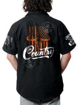 Chemise Danse Country Homme "Long Horn USA" - LAST REBELS - Impression dos