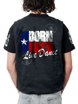 Gilet danse country homme LAST REBELS - Born and Bred Line Dance - Impression dos