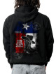 Sweat zippé danse-country homme bottes & drapeau Texas – LAST REBELS - Impression dos Sweat zippé danse-country homme bottes & drapeau Texas – LAST REBELS - Impression dos