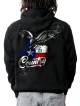 Sweat zippé danse-country homme aigle & drapeau Texas – LAST REBELS - Impression dos Sweat zippé danse-country homme aigle & drapeau Texas – LAST REBELS - Impression dos