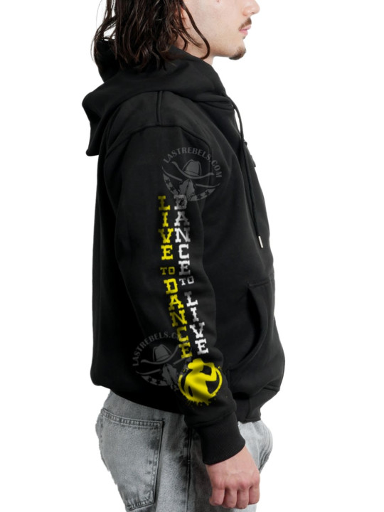 Sweat zippé danse-country homme Nashville Tennessee – LAST REBELS - Manche droite Sweat zippé danse-country homme Nashville Tennessee – LAST REBELS - Manche droite
