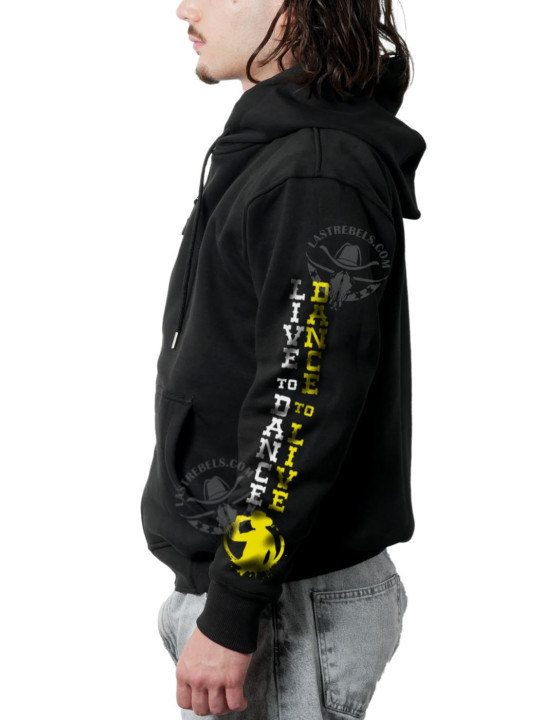Sweat zippé danse-country homme Nashville Tennessee – LAST REBELS - Manche gauche Sweat zippé danse-country homme Nashville Tennessee – LAST REBELS - Manche gauche